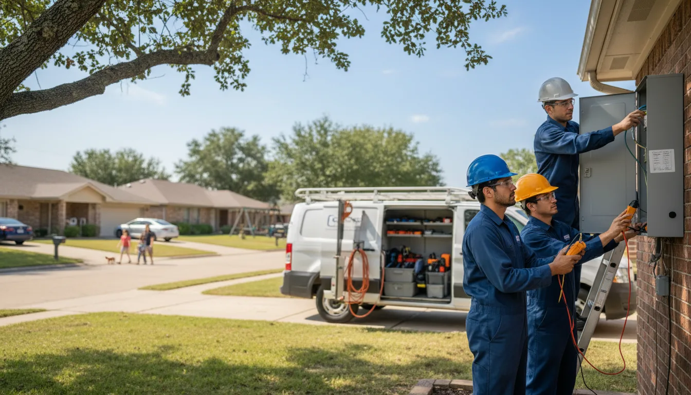 Certified electrician providing emergency electrical services in Mccaskill, AR